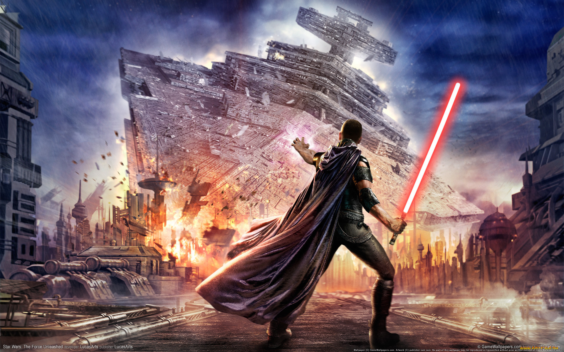 Обои Star Wars: The Force Unleashed Видео Игры Star Wars: The Force  Unleashed, обои для рабочего стола, фотографии star wars, the force  unleashed, видео игры, меч Обои для рабочего стола, скачать обои